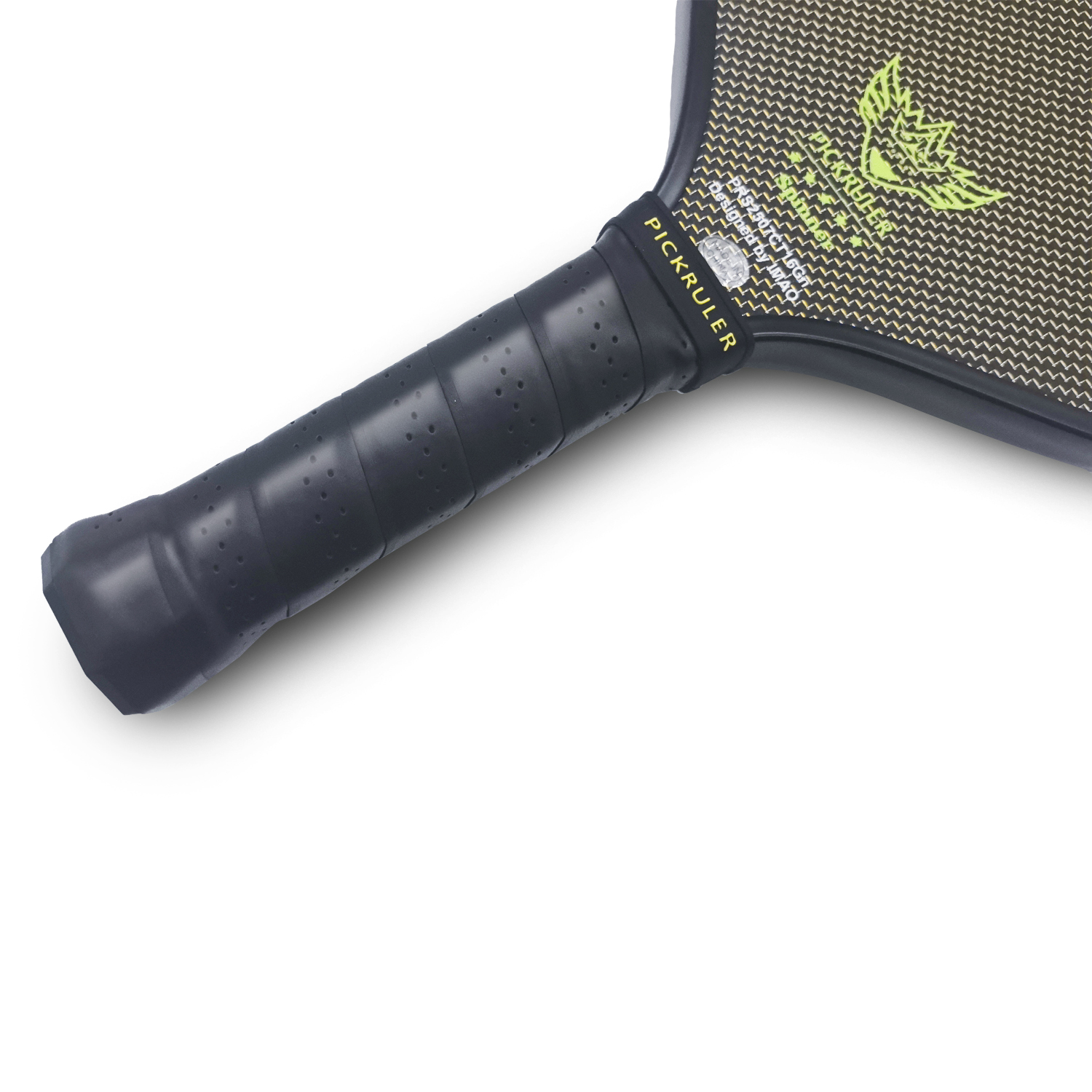 피클볼 패들 PICKRULER-SPINNER(4TH GEN CORE) 그린 카본파이버 1P